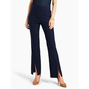 Nic+Zoe NWT New Blue Pants Split Hem Sz 14